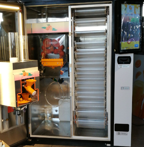 24 Hours Orange Juice Drinks Vending Machine