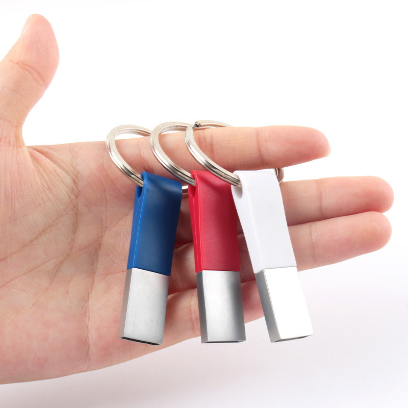 Высокоскоростной привод USB 32G 64GB 128GB пластиковый внезапный с кольцом для рюкзака ключа автомобиля