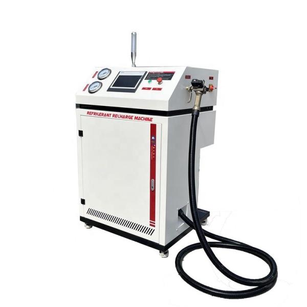 coolant liquid ac refilling machine automatic R134a R22 refrigerant charging machine ac charging station