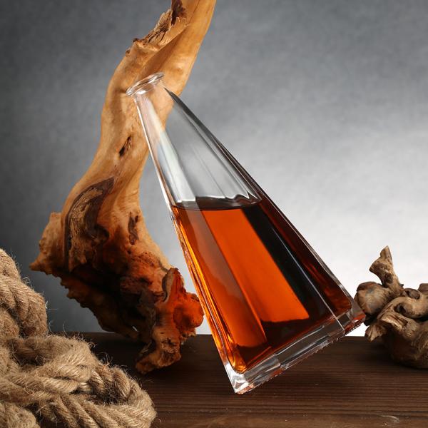 Super Flint Glass Bottle with Customize Sealing Type 100ml 200ml 350ml 500ml Flat Shaped