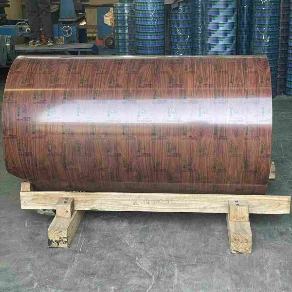 Building Materials Decorative Prepainted Aluminum Coil Factory Wooden Texture