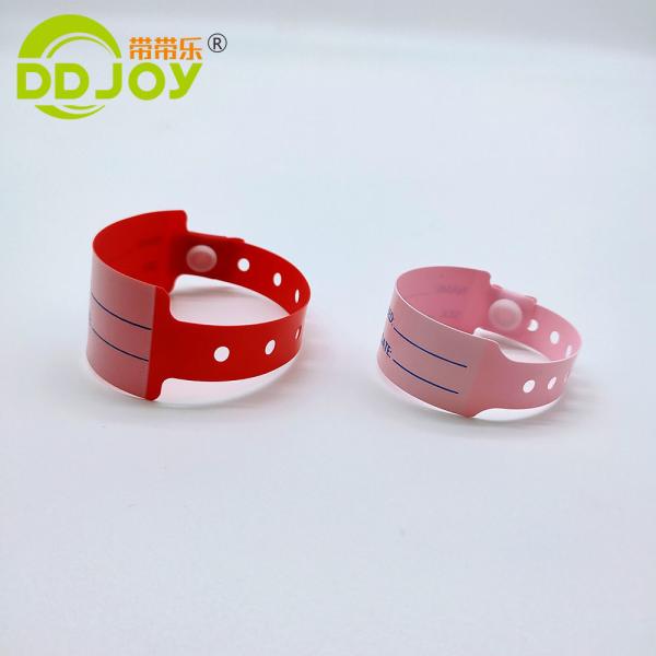 Waterproof Vinyl Patient ID Wristband 100pcs/Box Custom PVC ID Bracelets for Hospital