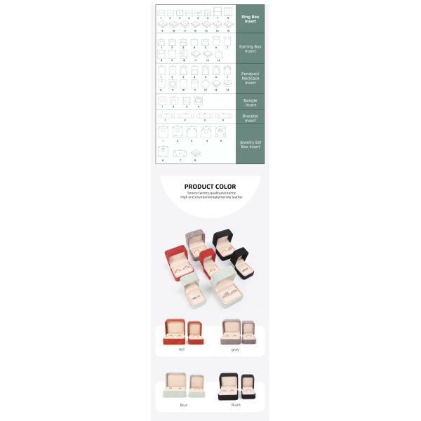 Boîte de bijoux personnalisable Boîte d'emballage