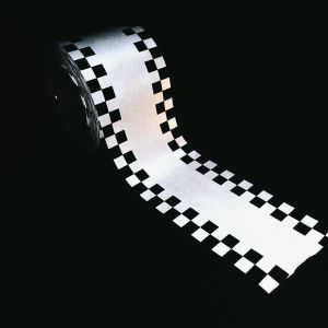  High Visibility Reflective Fabric Polyester Sew On Waterproof For Garments Hats