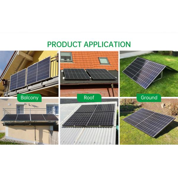 Солнечная система балкона 300 ватт водоустойчивая для домашнего сада крыши универсального