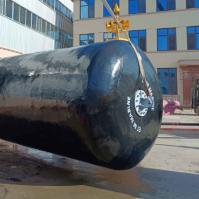 Défenses en mousse remplie sans entretien Ever-Cushion de type tambour, équipement de sécurité maritime résistant à la corrosion
