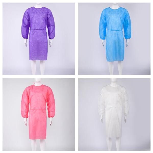 High Quality PP material Lightweight and Economical Disposable Isolation Gown