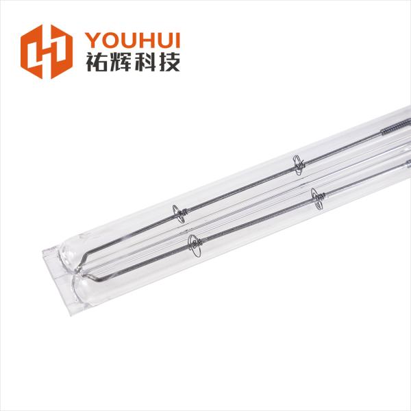 Lampes de chauffage halogène à tubes jumeaux THC100277 200-6000W revêtement transparent