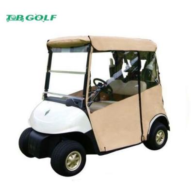 A porta trabalha cercos do carrinho de golfe com os zíperes em forma de u duplos brancos traseiros de Seat