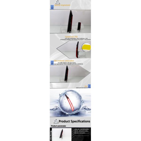 LED Fortuner Pillar Lights 2015-2018 Driving Car Signal Light High Brightness