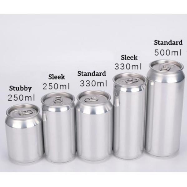 Energy Drinks 330ml Sleek Can Recyclable Aluminum Cans BPA Free