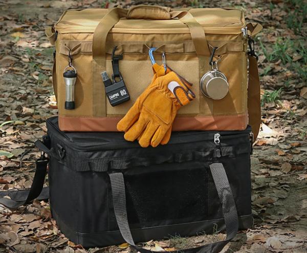 Outdoor camping equipment bag,large capacity, for camping storage, multi-functional hard storage box