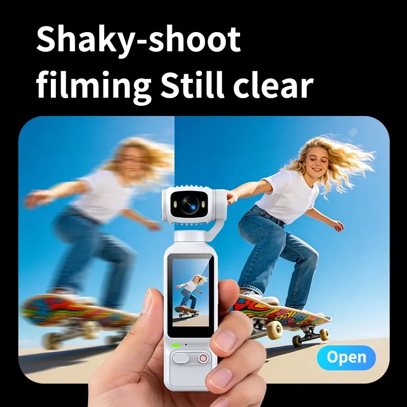 Bulk Mix Color Orders Supported OEM Laser Engrave Logo Red One Tap Record Button 1.97 Inch Screen Multi Mode Shooting
