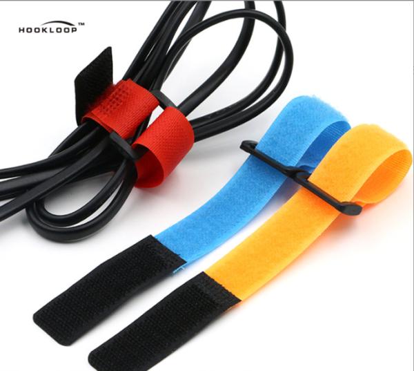 Reusable Hook And Loop Cable Tie With Buckle 10mm 15mm 20mm 25mm