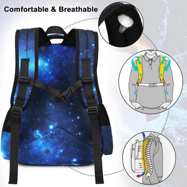 12 X 4.3 X 15 Inches Kids School Backpack With Pencil Case And Insulated Lunch Backpack