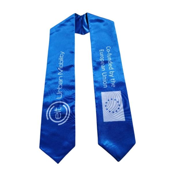 Full Colour Printed Polyester Stoles For Graduation Honor Custom Made