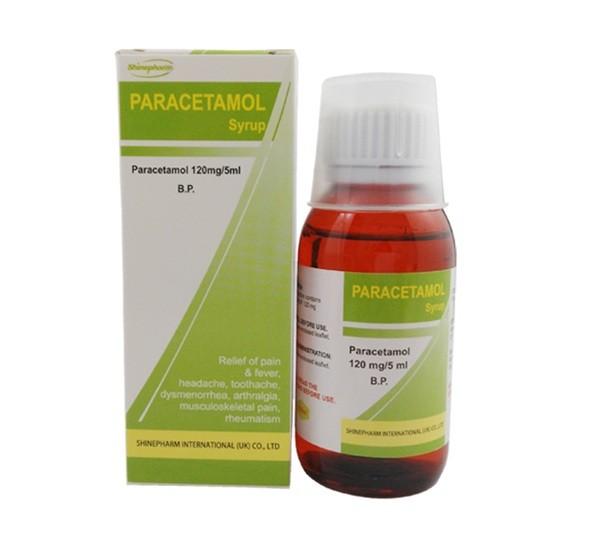 GMP Medicine of Paracetamol Syrup 125mg/5ml 100ml BP/USP