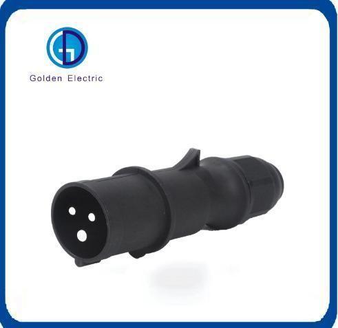 Low Frequency Operating Frequency IP44 Industrial Plug Socket Connector Rated Current