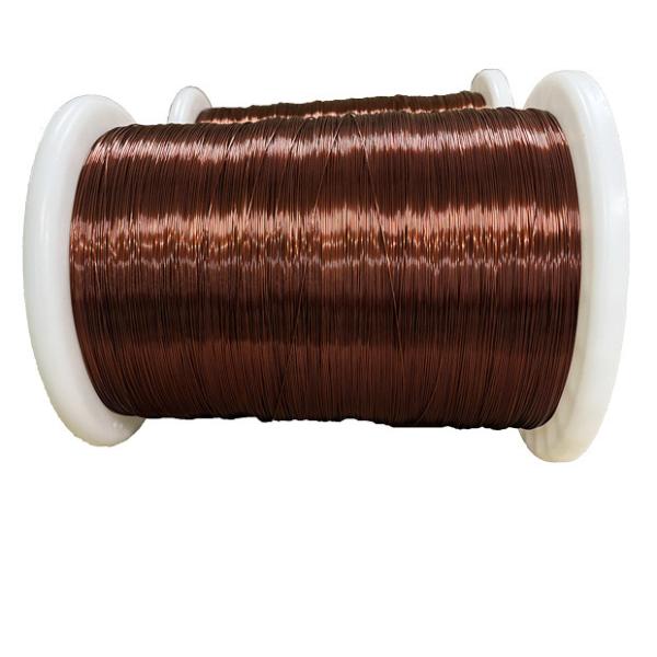 Non Weldable Enamel Copper Winding Wire Overcoat Polyamide 0.1mm - 2.20mm PEWN Natural Color
