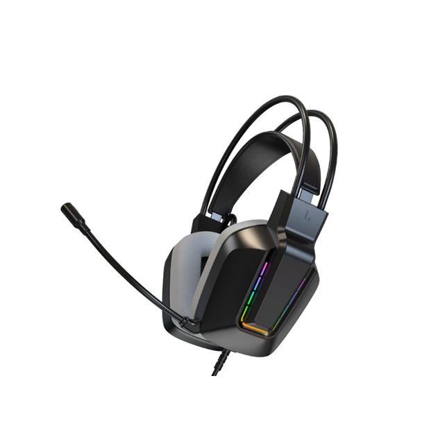 50mm Dynamic Over-ear Headset with Omnidirectional Mic, PU Leather Ear Cushions