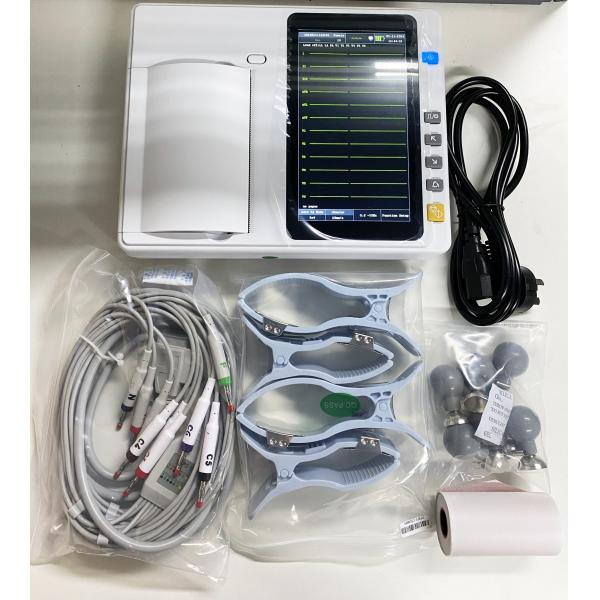 3/6 Channel Electrocardiography Machine High Resolution Thermal Printer Portable Ecg Monitor