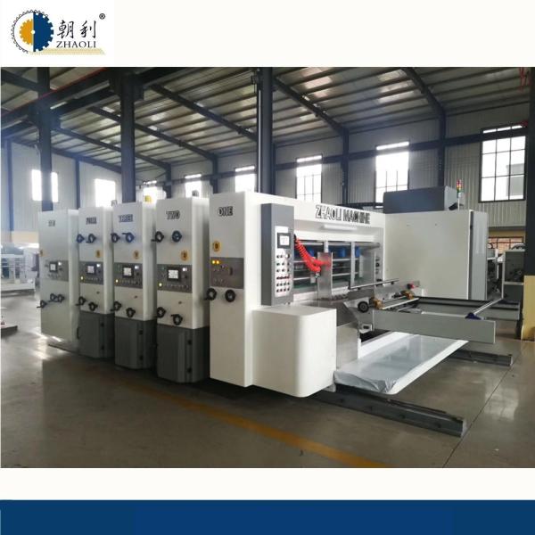 High Speed Flexo Printer Slotter Machine / Flexo Printing Machine CE Certificate