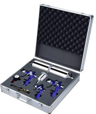 HVLP Spray Gun Kits With Mini Invironmentally Friendly Portable Aluminum Box Kits