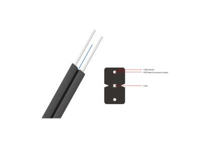 Fiber Optic FTTH Drop Cable 2.0*3.0 Mm Wide Operating Temperature Range