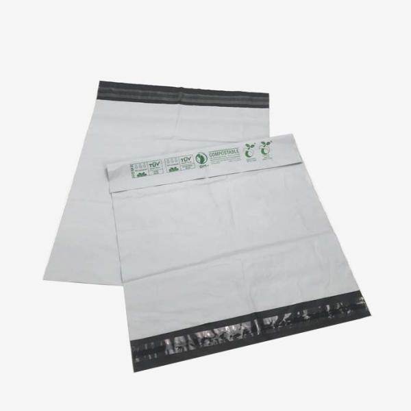Tear Proof Biodegradable Plastic Bags , Compostable Self Adhesive Poly Recycle Mailer  Bag