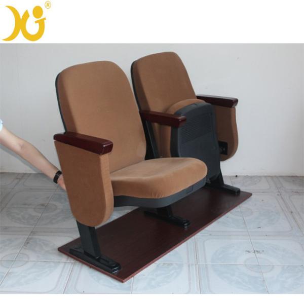 Small Size Leather Lecture Hall Chairs For Conference Room 5 Years Warranty