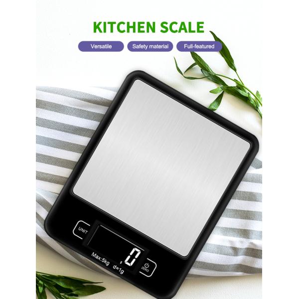 5kg Electronic Kitchen Scale Digital Kitchen Food Weighing Scale 1g Kitchen Scale