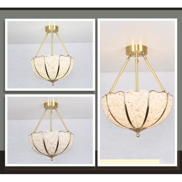 All Copper Crystal Chandelier Living Room Bedroom Study Hotel Room Homestand  Watermelon Light
