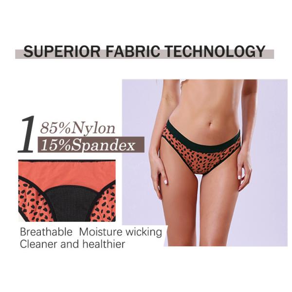 Girl Student Teen Period Panties Leakproof Teenager Wearing Thong 4 Layers