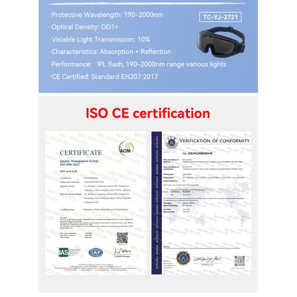 Laser Protection Goggles for Fiber Laser 1064nm Class Anti-Laser UV Protection Fit Laser Hair Removal Welding Daylight Viewing
