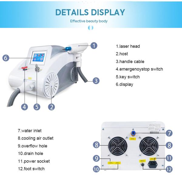 Picosecond Laser Tattoo Removal Machine Carbon Peeling For Beauty Salon