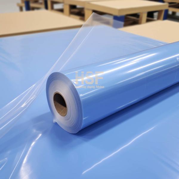 30 Микрон Синяя монооксиально ориентированная полиэтиленовая пленка для ламинирования