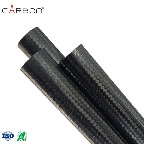 OEM/ODM 120 мм углеродного волокна телескопической трубы с вытягиванием и вытягивание плетеных конструкции