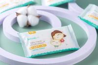Lenços umedecidos orgânicos descartáveis ​​naturais para viagem de limpeza para bebês biodegradáveis
