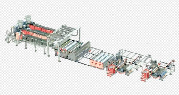 Single Screw design for EVA/POE/EPE Solar Film Extrusion Line For 0.3-1mm Thickness