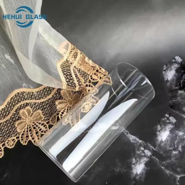 Tubo de vidro de alto borosilicato Tubo de vidro de diâmetro diferente comprimento espessura