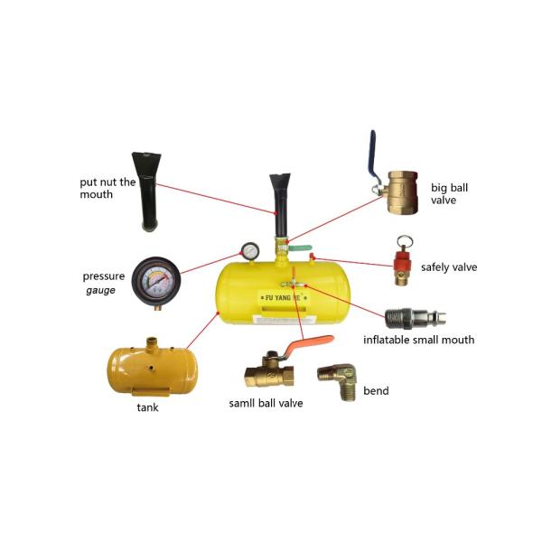 High Pressure CE Air Tank Tire Bead Seater 5 /7.5/10 Gallon Inflator Spray