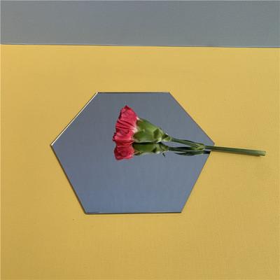 Irrdescent Rose Gold Acrylic Sheet Panels Hexagon Round 4x100 30x30