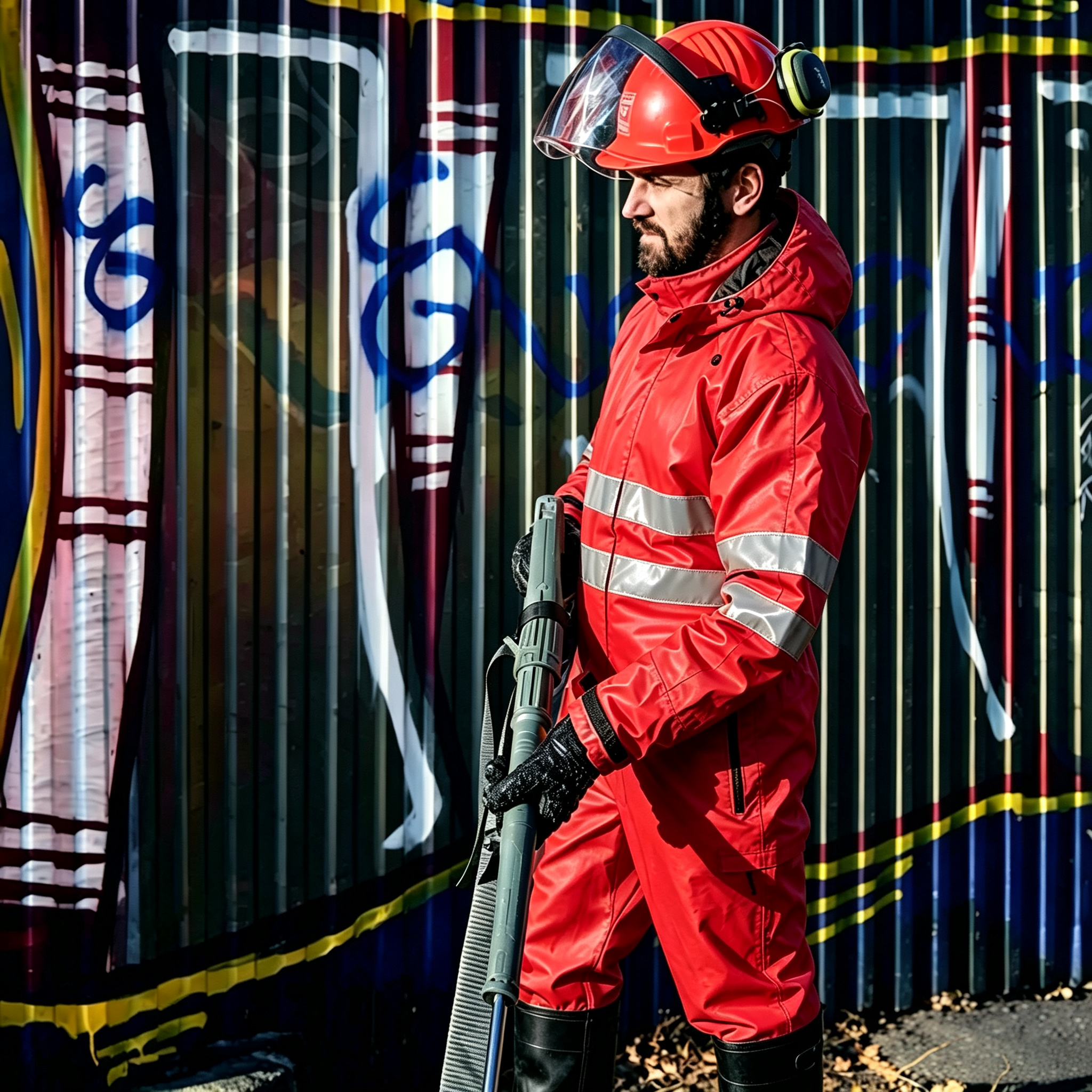 Ergonomic Industrial Safety Coveralls Durable Protective Work Clothing Full Body