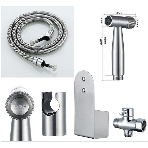 Уборная из нержавеющей стали 304 Ручная бидетная душевая головка в светло-сером пластмассе