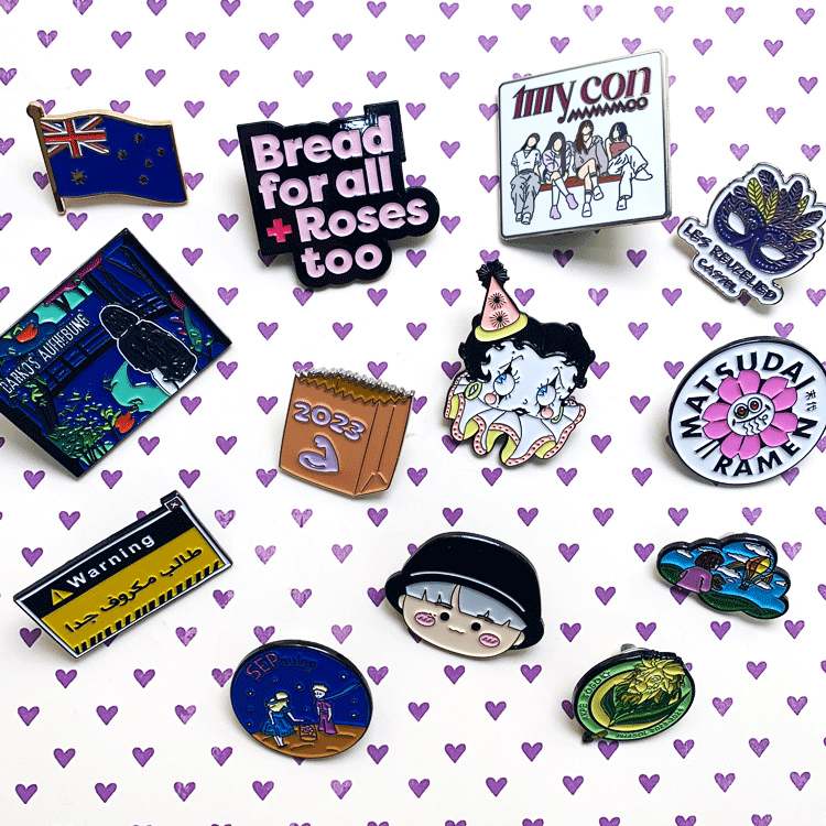 Bulk High Quality Customized Logo Soft Enamel Lapel Pin Metal Badge with 1.5mm Thickness