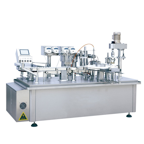 Машина бутылки 500ml 1.2kw вакуума небольшая жидкостная заполняя