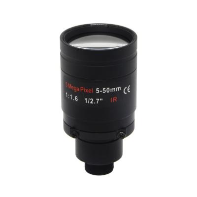 5MP M12 CCTV Lens 5-50mm Long Distance View 1/2.7 inch Manual Focus and Zoom For 1080P/5MP IP/AHD Camera 120 Meters