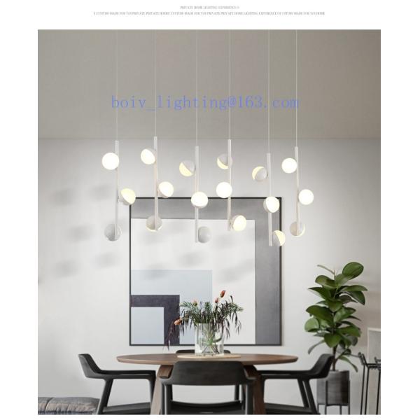 Acrylic Iron LED Pendant  Lightings Ball Shape 800*100*1500MM 36w