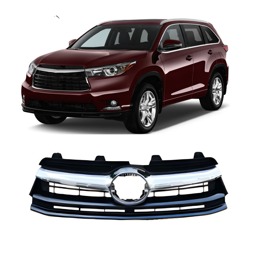 53101‑0E200 Front Upper Grille For Toyota Highlander US Spec Front Face Exterior Repair Parts