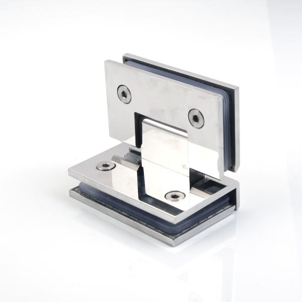 Fixed 8-10mm Glass 360 Degree Glass to Glass Shower Bathroom Cabins Glass Door Hinges Modern Design Style